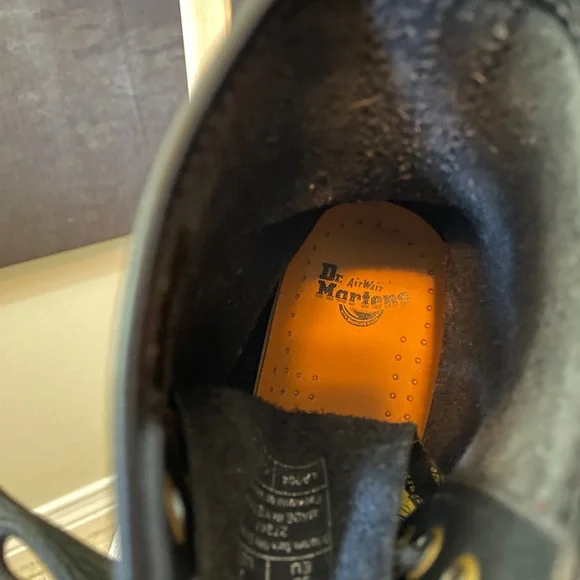 Dr Martens 1460 Floral Bloom Backhand Leather Lace Up Boots US L7 - Picture 16 of 17